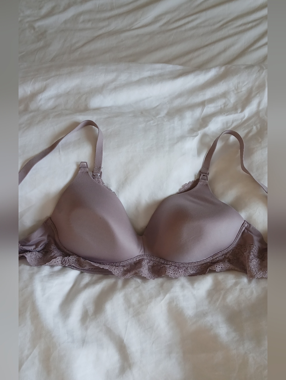 Momanda Nursing Bra with Lace Band